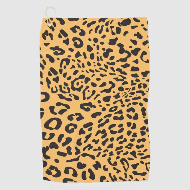Serviette De Golf Texture léopard (Devant)
