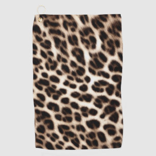 Serviette De Golf texture poster de animal peau de fourrure cheetah