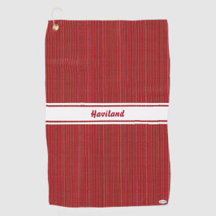Serviette De Golf Texture rouge Tissu de golf personnalisé HAMbWG