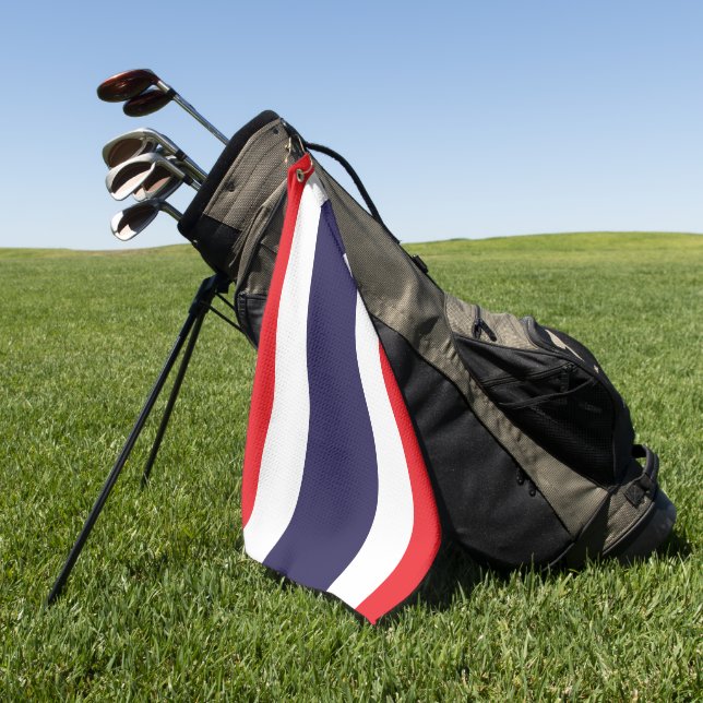 Serviette De Golf Thai Drapeau & golf Thaïlande /sports Bangkok (Vert)