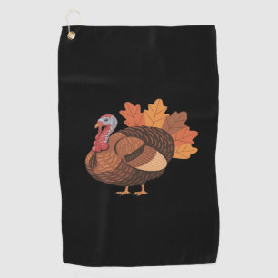 Serviette De Golf Thanksgiving Turquie - Automne Vacances Classique