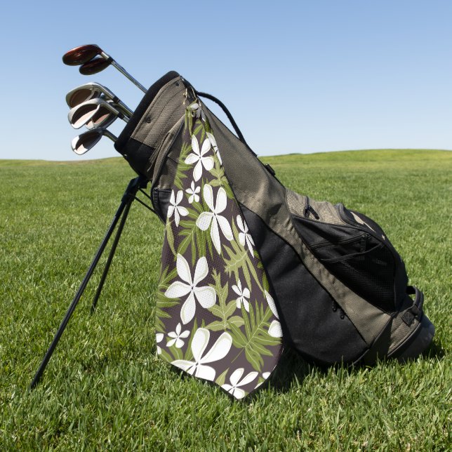 SERVIETTE DE GOLF TIARE (COMBO OLIVE) (Vert)
