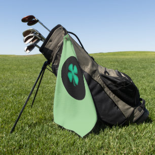 Serviette De Golf Torchon de golf Black Irish Circle