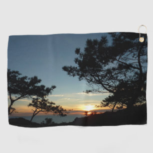 Serviette De Golf Torrey Pine Sunset III Paysage californien