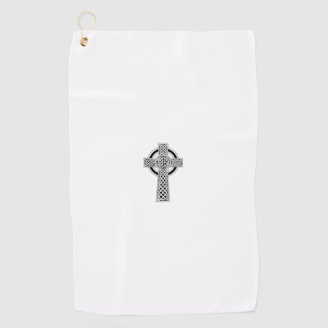 Serviette De Golf Tour de golf Celtic Cross (Devant)