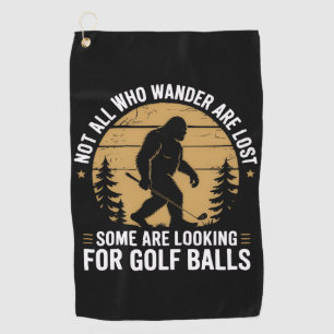 Serviette De Golf Tous les randonneurs ne sont pas perdus Drôle Bigf