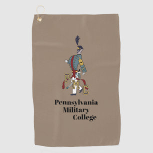 Serviette De Golf * TOWEL DE GOLF (marron) avec logo de cadet Fier d