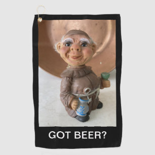 SERVIETTE DE GOLF TOWEL DE GOLF - VOUS AVEZ DE LA BIÈRE ?