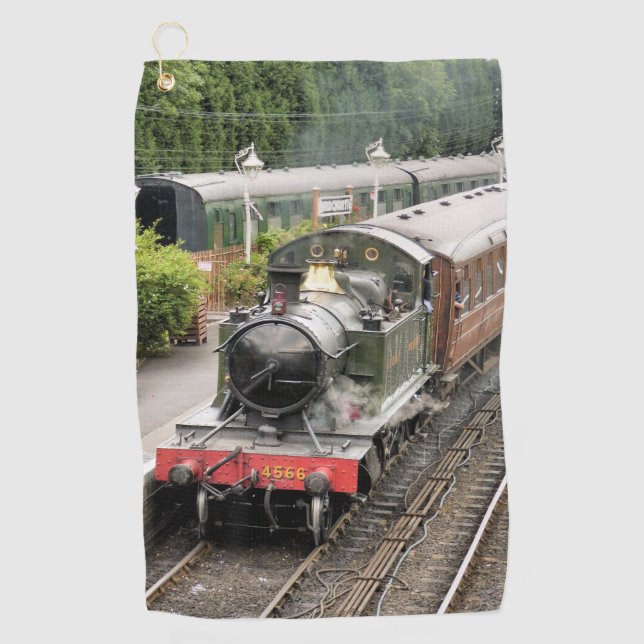 SERVIETTE DE GOLF TRAINS À VAPEUR (Devant)