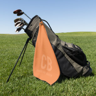 Serviette De Golf Trend Color Fresh Tangerine Golf Towel