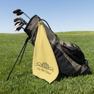 Serviette De Golf Trend Color Soft Yellow Golf Towne