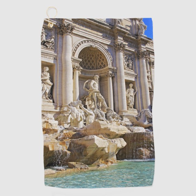 Serviette De Golf Trevi fountain (Devant)