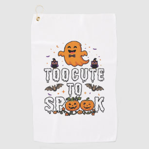 Serviette De Golf Trop Mignon Spook Halloween Citrouilles Fantômes O