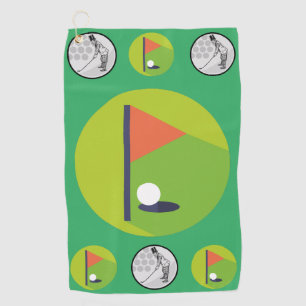 Serviette De Golf Trou en un