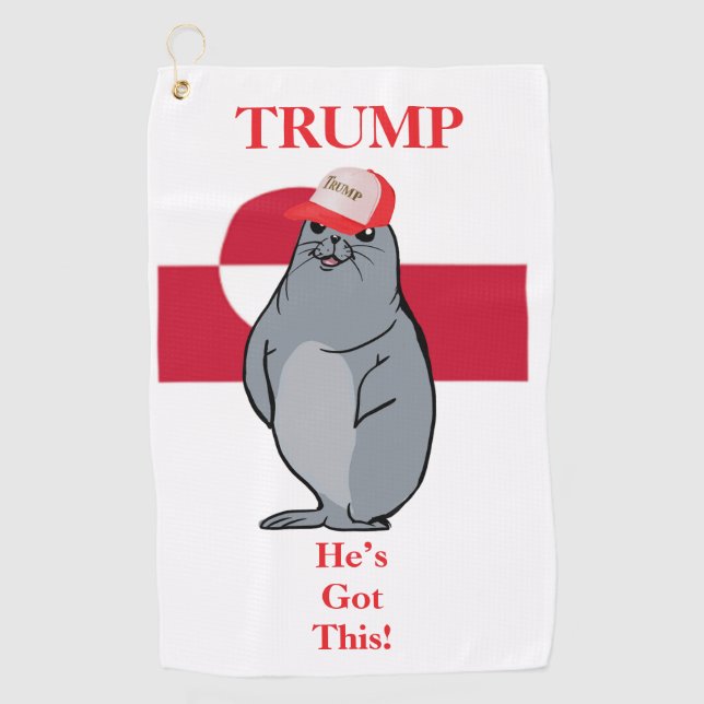 SERVIETTE DE GOLF TRUMP (Devant)