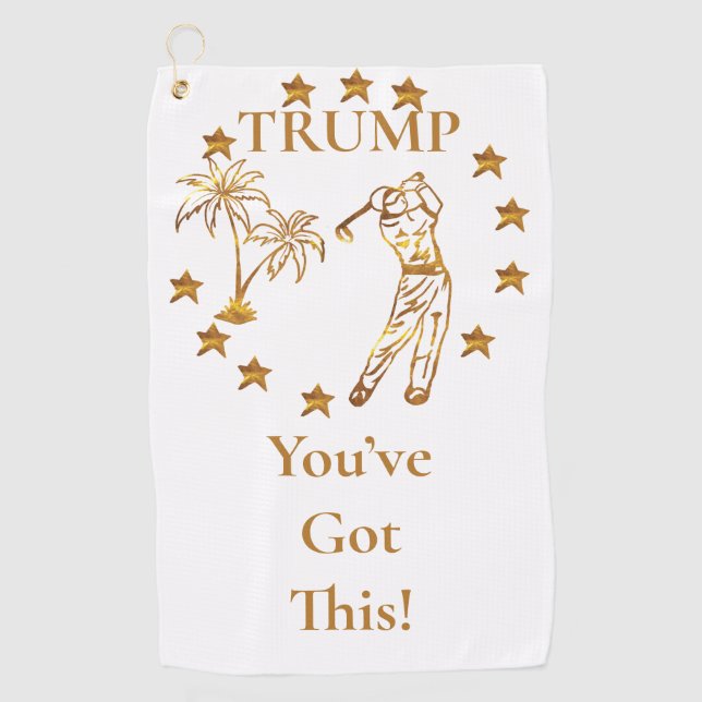 SERVIETTE DE GOLF TRUMP 2024 (Devant)