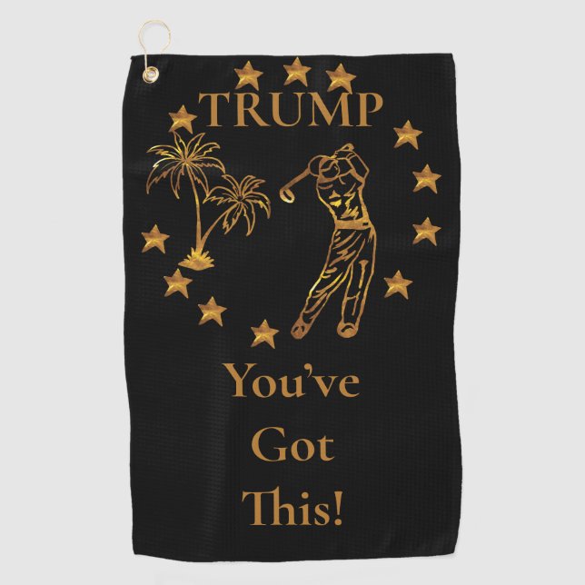 SERVIETTE DE GOLF TRUMP 2024 (Devant)