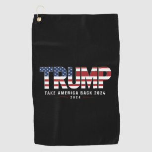 Serviette De Golf Trump 2024 Redonner l'Amérique aux cadeaux américa