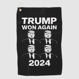 Serviette De Golf Trump a encore gagné Élection 2024 Jour d'investit