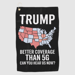 Serviette De Golf Trump est mieux couvert que 5G pouvez-vous nous en