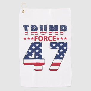 Serviette De Golf Trump Force 47