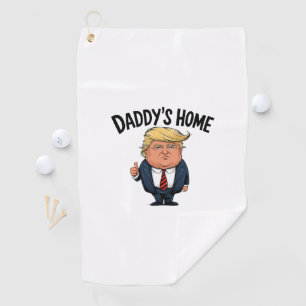 Serviette De Golf Trump ramène l'Amérique à la maison de papa
