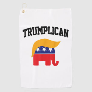 Serviette De Golf Trumplican Trump soutient