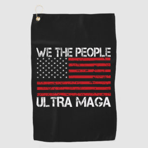 Serviette De Golf Ultra Maga Pro Trump 2024 Drôle Républicain