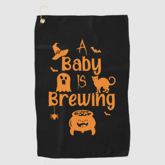 Serviette De Golf Un bébé est en train de brasser la maternité Hallo