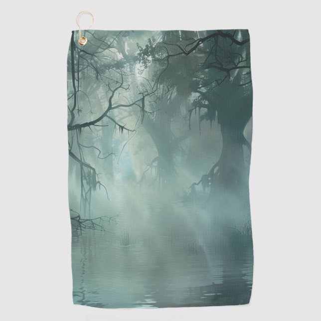 Serviette De Golf Un Marécage Unique (Devant)