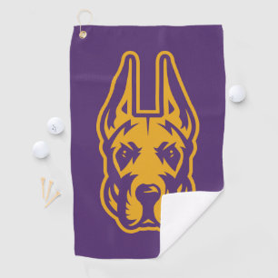 Serviette De Golf Université d'Albany Chef de la mascotte Great Dane