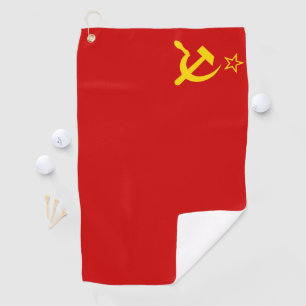 Serviette De Golf URSS Union soviétique Drapeau faucon communiste fa