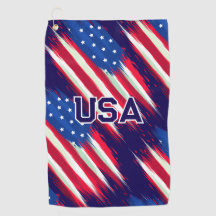 USA Rouge blanc et bleu américain Drapeau de golf 