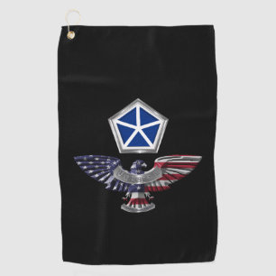 Serviette De Golf V Corps blindé Aigle Customisé