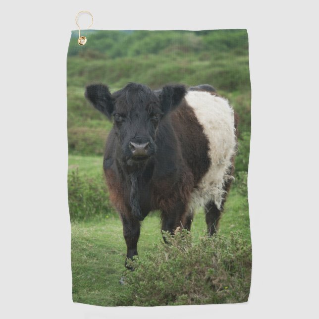 Serviette De Golf Vache galloway à ceinture (Devant)