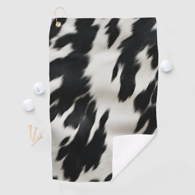 Serviette De Golf Vachette de la ferme Western (En situation)