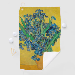 Serviette De Golf Van Gogh Vase avec l'impressionnisme classique d'I