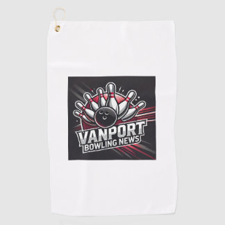 Serviette De Golf VanPort Bowling News Golf Towel