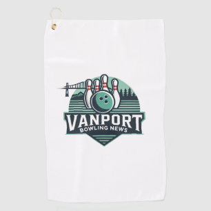 Serviette De Golf VanPort Bowling News Golf Town Northwest Design