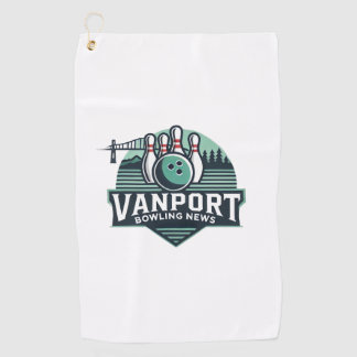 Serviette De Golf VanPort Bowling News Golf Town Northwest Design