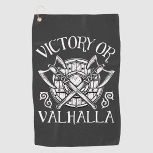 Serviette De Golf Victoire ou Valhalla - Bouclier et Ax