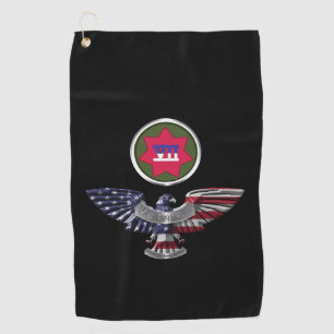 Serviette De Golf VII Aigle du Corps blindé