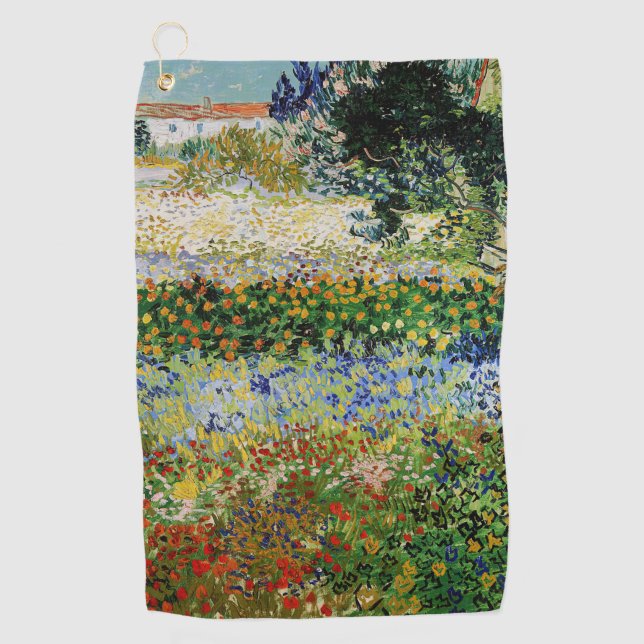 Serviette De Golf Vincent van Gogh - Flower Garden (Devant)