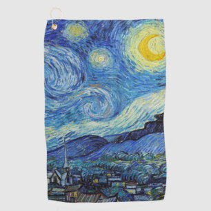 Serviette De Golf Vincent Van Gogh Nuit d'art Vintage