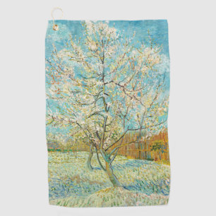 Serviette De Golf Vincent van Gogh - Poche rose en fleurs