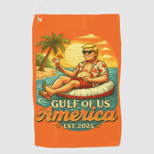 Serviette De Golf Vintage drôle Trump Amérique du Golfe 2025