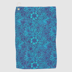Serviette De Golf Vintage turquoise couleur violet foncé