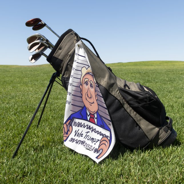 Serviette De Golf Voter Trump (Vert)