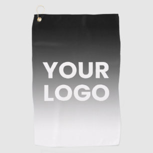 Serviette De Golf Votre logo et le dégradé de couleur modifiable mod