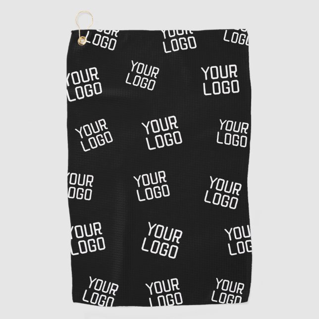 Serviette De Golf Votre logo ou image | Modèle de recherche aléatoir (Devant)